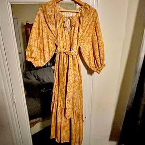 Emerson Fry Rakel Long Dress June Calico xs